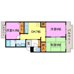 イワタニガーデンハイツの物件間取画像